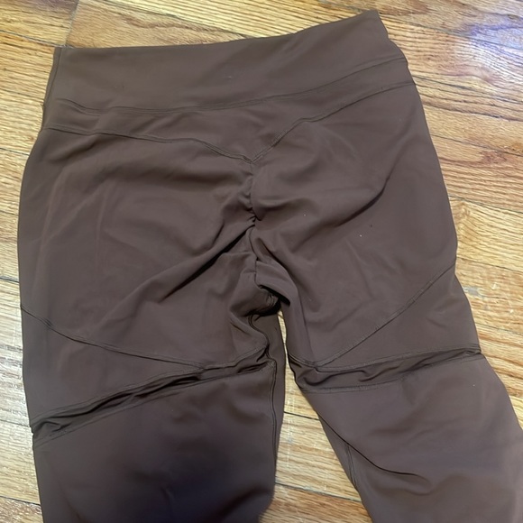 Gymshark Whitney Simmons mesh leggings Brown medium - Picture 7 of 8